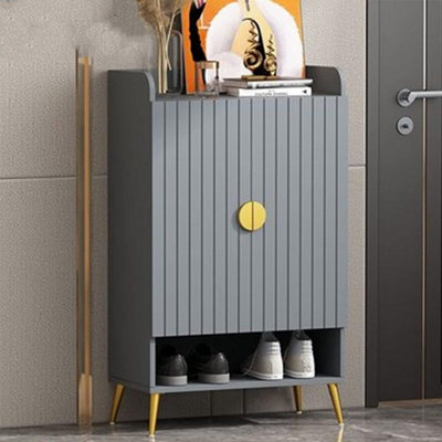 Hygrad Built to Survive Modern Shoe Storage Cabinet Hallway Display Storage Cabinet from B&Q