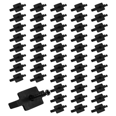 Hygrad Built to Survive Pack Of 50 Composite Decking Clips Hidden Fasteners Steel/plastic Starter Clips from B&Q