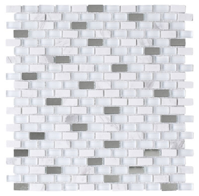 Carrera Art Deco Mosaic TileHouse Of Mosaics Sample from B&Q