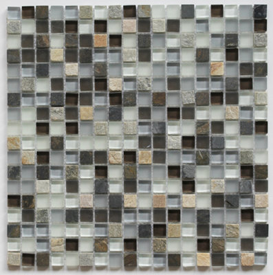 Tuscon Small Mosaic TileHouse Of Mosaics Sample from B&Q