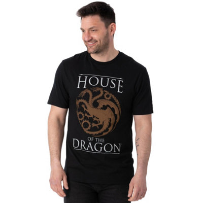 Vanilla Underground Game Of Thrones Mens Black Logo Short Sleeved T-Shirt (Large) from B&Q