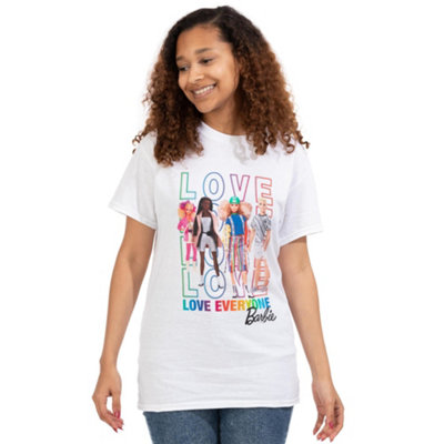 Vanilla Underground Barbie Womens White Barbie Dolls Short Sleeved T-Shirt (Medium) from B&Q