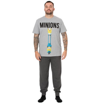 Vanilla Underground Minions Mens Black Character Short Sleeve Short Leg Pyjama Set (Small) from B&Q