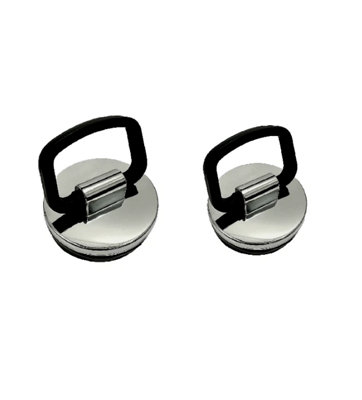 Taps2Traps Pack Of Bath & Basin 44mm & 38mm Chrome Plastic Plugs With Handle Easy Grip from B&Q