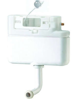 Taps2Traps Siamp 31014810 Intra Side Entry Dual Flush Concealed Cistern Cable OperatedWhite from B&Q