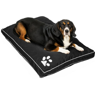 istyle mode Super Soft Cosy Black Extra-Large Dog Beds Cushion Water Resistant Mattresses Washable Zipped Cover With Cushion from B&Q