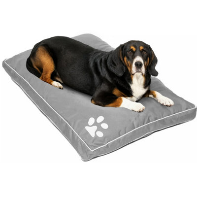 istyle mode Super Soft Cosy Grey Extra-Large Dog Beds Cushion Water Resistant Mattresses Washable Zipped Cover With Cushion from B&Q