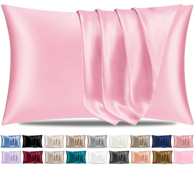 Pamposh Satin Silk Pillowcases For Hair And Skin Pack Standard With Envelope Closure Pcs Pillowcases Size 2