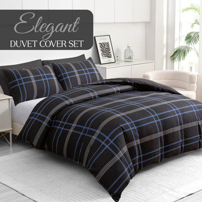 Pamposh Super King Duvet Set Brushed Microfiber Super King Duvet Cover Hypoallergenic With Zipper Closure For All Seasons from B&Q