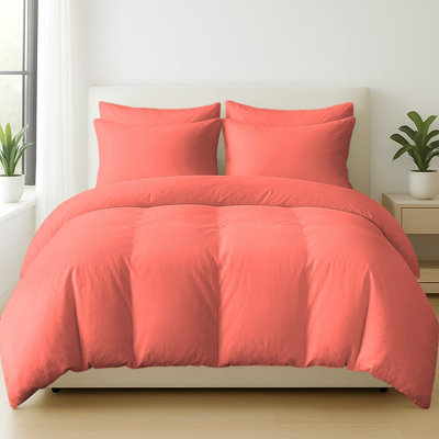 Pamposh 400 Thread Count Egyptian Cotton King Size Duvet Cover Set Premium Cotton Luxury Bedding Set With Zipper Closure