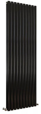 D Pro T Homeware 1800Mm X 590Mm Oval Designer Radiator Oval Column Central Heating Black