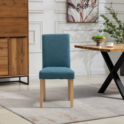 Maiolo Fabric Dining ChairsSet Of 2Teal from B&Q