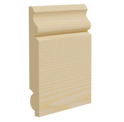  - Ogee Pine Skirting Boards 170mm X 20mm X 3.9M. 4 Lengths In A Pack