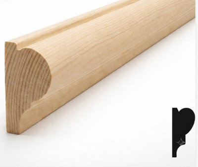  - Classic Picture Rail 2.4M (Slight Factory Rejects) Pack Of 5  Free Delivery