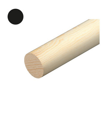 Hardwood Doweling (L)2400mm  (Dia)12mm Pack Of 10 (Free Delivery) from B&Q