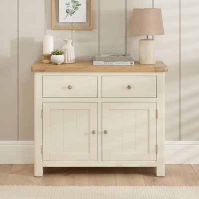 The Furniture Market Marbury Cream Painted Medium 2 Door 2 Drawer Sideboard from B&Q