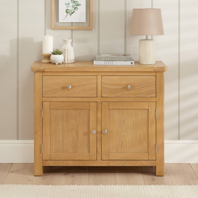 The Furniture Market Marbury Oak Medium 2 Door 2 Drawer Sideboard from B&Q