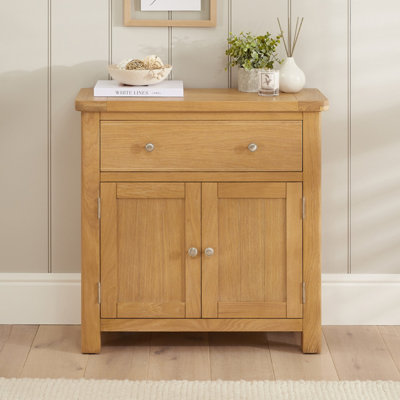 The Furniture Market Marbury Oak Compact Small Sideboard from B&Q