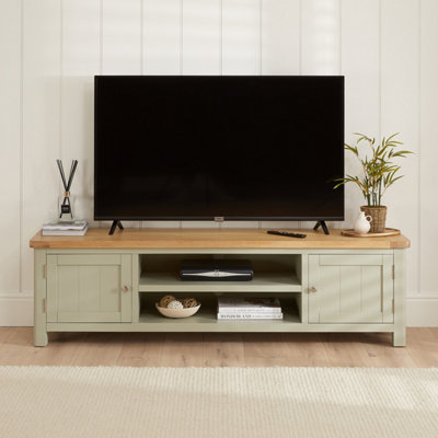 The Furniture Market Marbury Sage Green Extra Large Tv Unit from B&Q