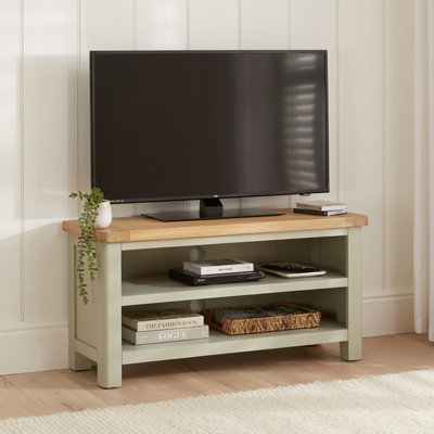 The Furniture Market Marbury Sage Green Painted Small Tv Unit Stand Up To 50 Tv Size from B&Q