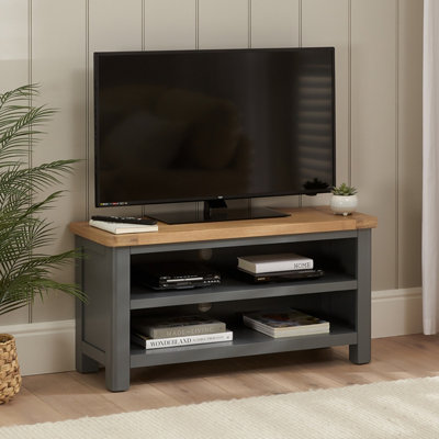 The Furniture Market Marbury Slate Grey Shoe Bench / Tv Unit from B&Q