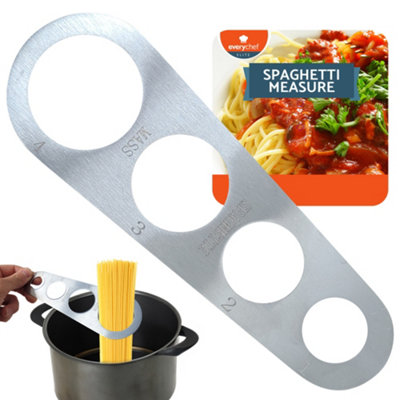 B&Q -  Spaghetti Measure Tool1 To 4 Serving Portion Stainless Steel Pasta Measure ToolPasta Portion Measure