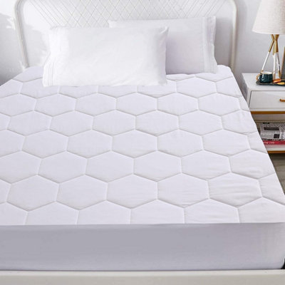 Highliving High Living Quilted Mattress Protector, Hypoallergenic Extra Deep Fitted Mattress Cover