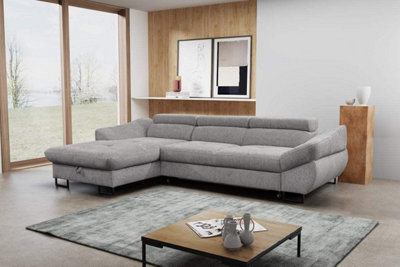 Fabio Corner Sofa Bed Mini Longchair With Storage from B&Q