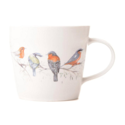 Meg Hawkins Bone China MugBritish Birds from B&Q