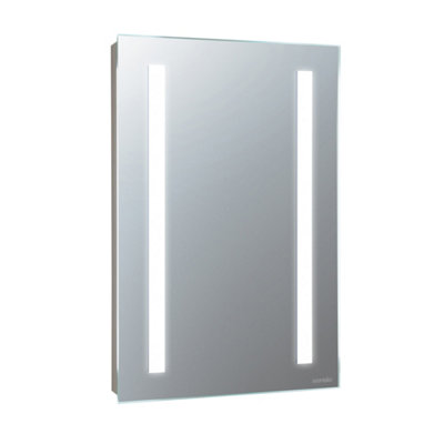 Sensio Lumino Evo+ Rectangular Wall-Mounted Bathroom Illuminated Contemporary Illuminated Mirror (H)45Cm (W)30Cm from B&Q
