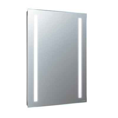 Sensio Lumino Evo+ Rectangular Wall-Mounted Bathroom Illuminated Contemporary Illuminated Mirror (H)60Cm (W)40Cm from B&Q