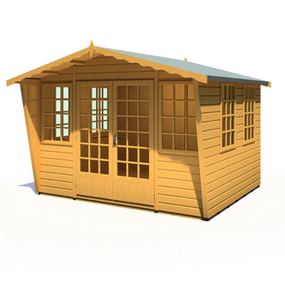 Shire Beaulieu 10X8 Shiplap Rooms For The Garden from B&Q