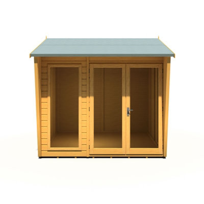Shire Burghclere 8 X 8 Feet Summerhouse - L292.2 X W251.4 X H239.8 Cm