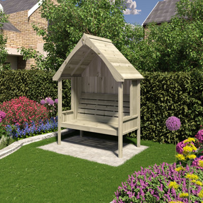 Shire Fern Nook Large Three Person Seated Arbour