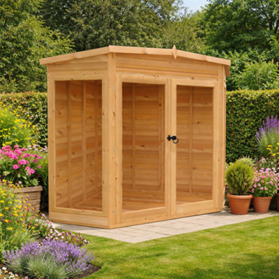 Shire Barclay SummerhouseHexagonal Design6X6 With Double Doors from B&Q