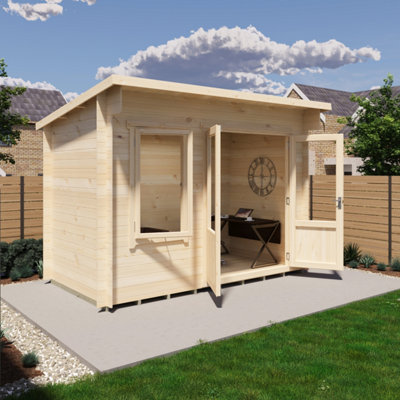 Shire Edgefield Log Cabin 11X6 With Double Doors And Opening Windows from B&Q