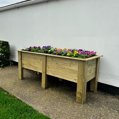 B&Q -  Deep Root Planter 1.8M 6Ft Pressure Treated Timber