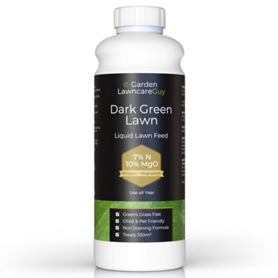 Garden Lawncare Guy Dark Green Liquid Lawn Fertiliser And Grass Feed from B&Q
