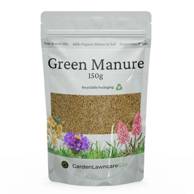 Garden Lawncare Guy Green Manure Flower Seeds Mix - Year Round - Allotments, Vegetable Beds And Soil Health- 900G