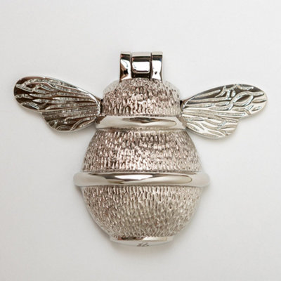 Brass bee Brass Bumble Bee Door KnockerNickel Finish from B&Q