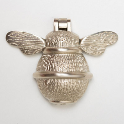 Brass bee Brass Bumble Bee Door KnockerSatin Finish from B&Q