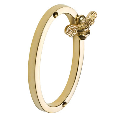 Brass Bee Premium House Numbers With Bee In Brass Finish 0-95 Inch Number 1 With Bee from B&Q