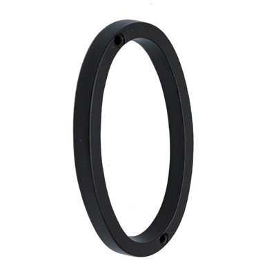 Brass Bee Premium House Numbers In Black Finish 0-95 Inch Number 0 from B&Q