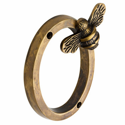 Brass Bee Premium House Numbers With Bee In Heritage Finish 0-94 Inch Number 5 With Bee from B&Q