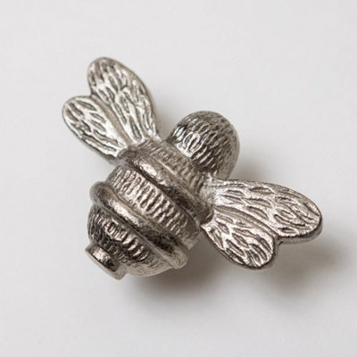 Brass Bee Drawer Cabinet KnobPewter Finish from B&Q