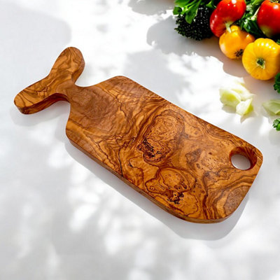 Fish Shaped Olive Wood Cutting Board