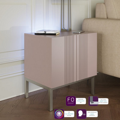 B&Q -   Iona Lamp Table Mulberry