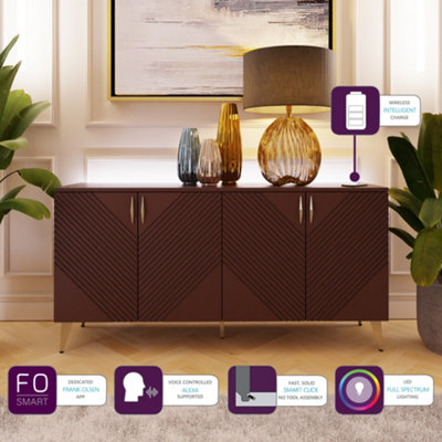 Frank Olsen Ava Sideboard Mulberry Gold/Purple