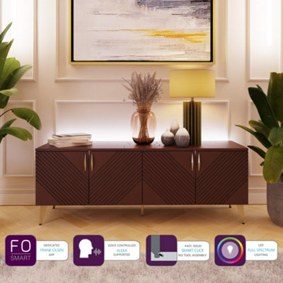 Frank Olsen Ava Tv Cabinet Mulberry Gold/Purple