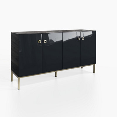 B&Q -  Lyra Sideboard Midnight Onyx
